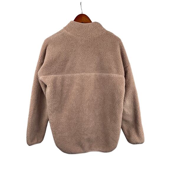 Women's Time and Tru Blush Pink Polyester Zip Up Sweater - Size S(4-6) - Picture 2 of 6